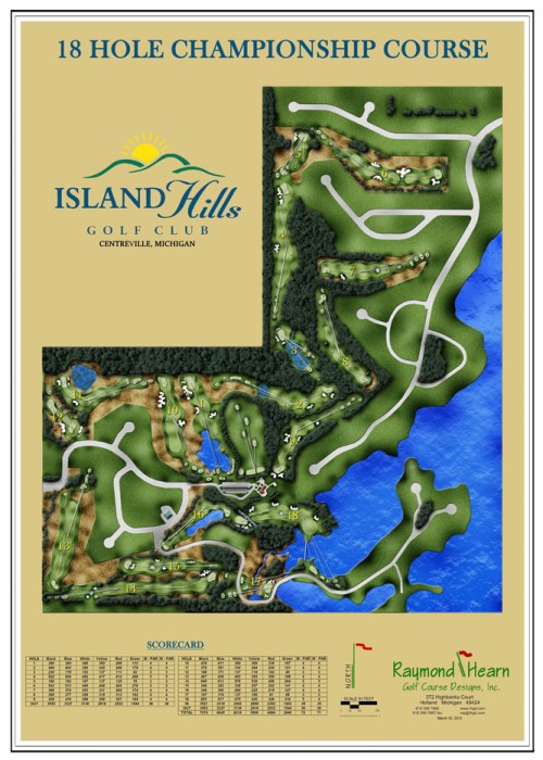 18 Hole Championship Course Island Hills Golf